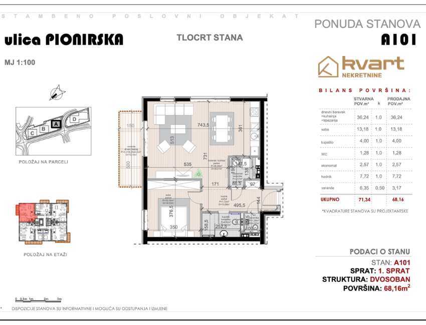 Novogradnja Zen Valley 68,16m2 — slika 10