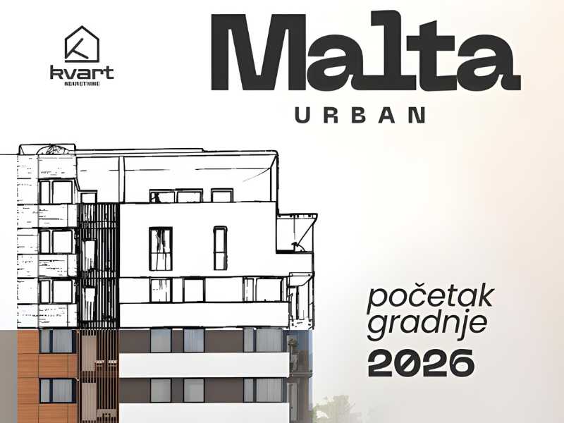 Malta Urban, Trosoban Stan 63,46m2